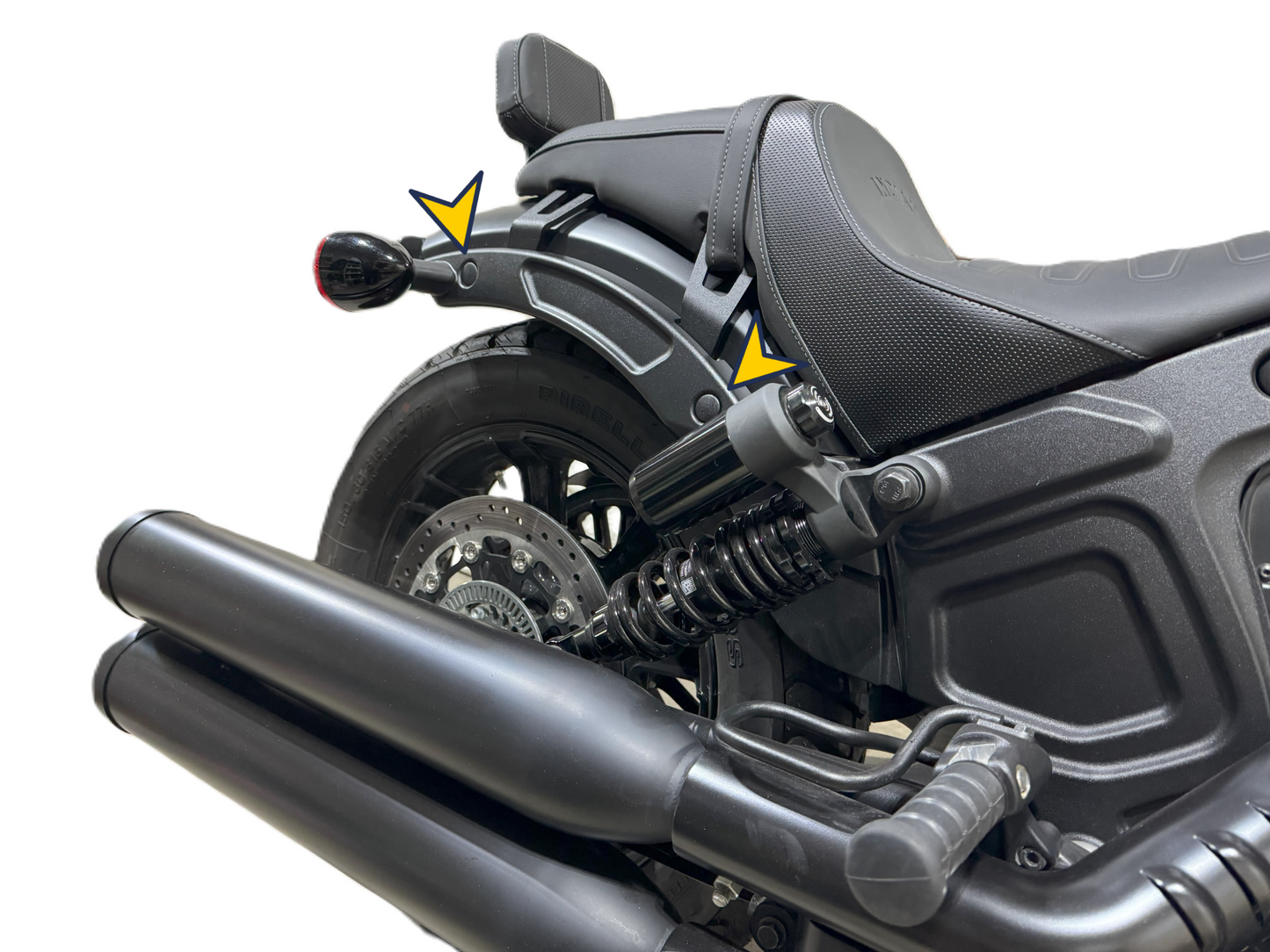 2015 - 2024 Indian Scout - Rear Fender Bolt Covers (Set of 4)