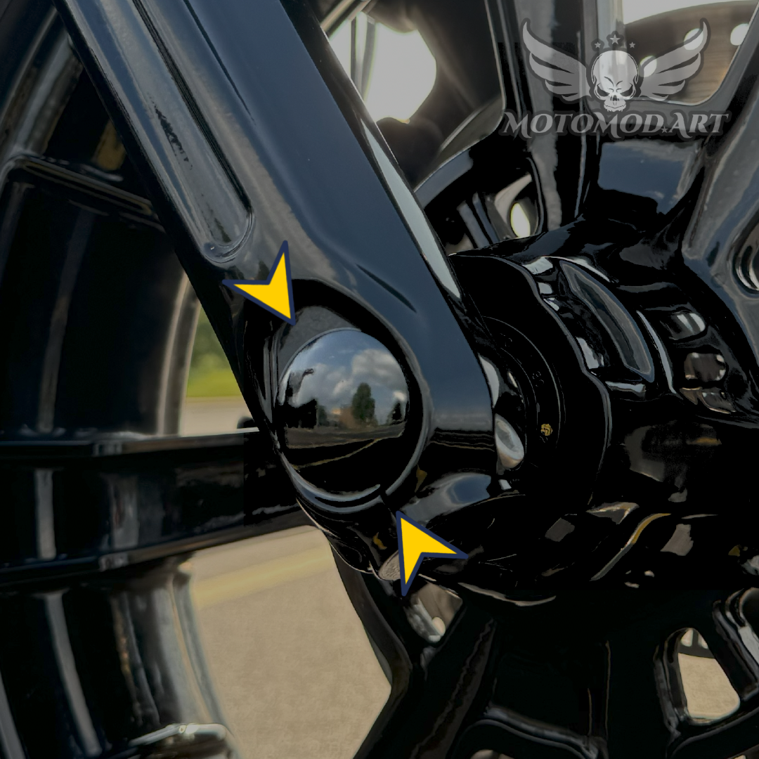 2015 - 2024 Indian Scout - Front Axle Bolt Covers (Set of 2)
